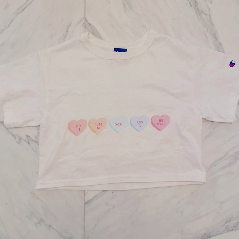 Champion Crop Sweetheart Tee!
